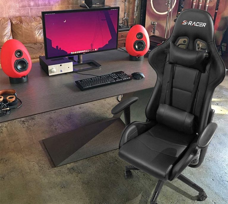 S racer discount gaming chair red